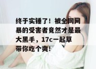 终于实锤了！被全网网暴的受害者竟然才是最大黑手，17c一起草带你吃个爽！
